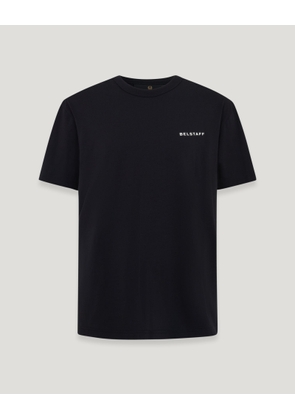 Belstaff Border T-shirt Men's Cotton Jersey Black Size 2XL