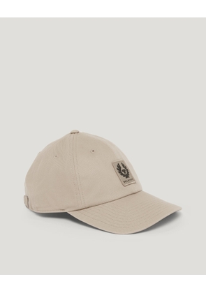 Belstaff Phoenix Logo Cap Unisex's Cotton Dark Sand Size One Size