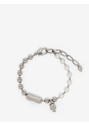 ALEXANDER MCQUEEN - Skull & Pearl Bracelet - Item 854547J161B1026