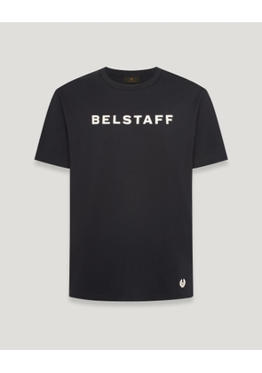 Belstaff Logo T-shirt Men's Cotton Jersey Dark Ink Size 3XL