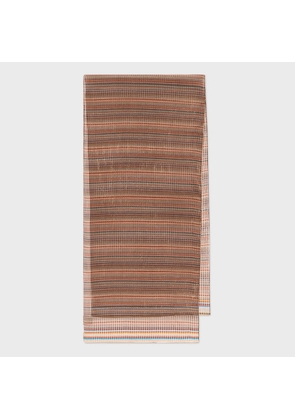 Paul Smith Women's 'Signature Stripe Silk-Blend Scarf Multicolour