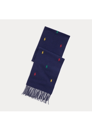 Polo Pony Wool Scarf