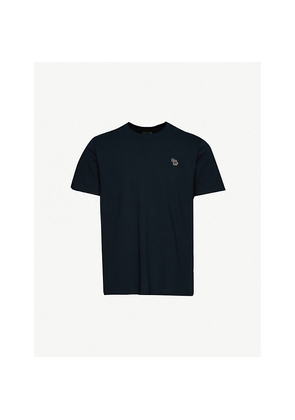 Mens PS by Paul Smith Zebra-Embroidered Cotton-Jersey T-Shirt