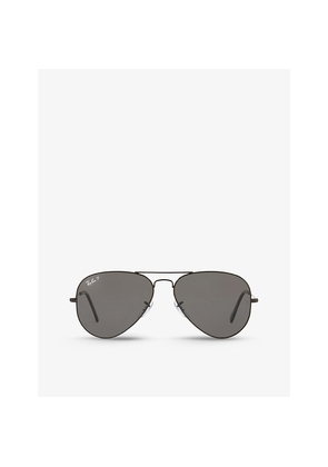 Mens Ray-Ban Rb3025 Aviator Metal Sunglasses