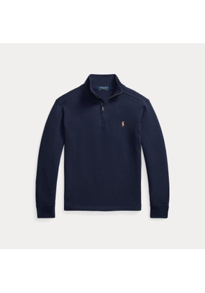 French-Rib Quarter-Zip Pullover