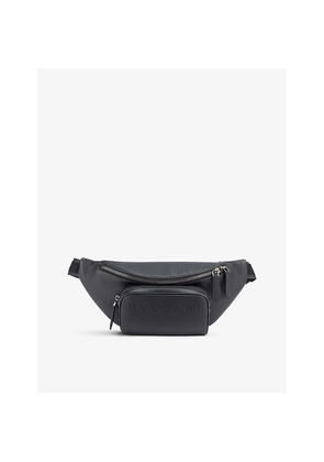 Womens Bvlgari Logo-Embossed Leather Belt Bag