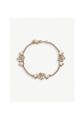 Womens Shaun Leane Cherry Blossom Rose-Gold Diamond and Pearl Bracelet