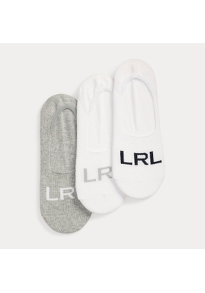 Logo Cotton-Blend Liner Sock 3-Pack
