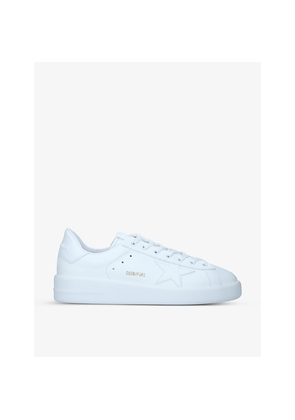Mens Golden Goose Men's Pure Star Leather Trainers