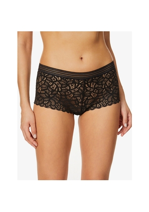 Womens Wacoal Raffiné Mid-Rise Lace Stretch-Lace Briefs
