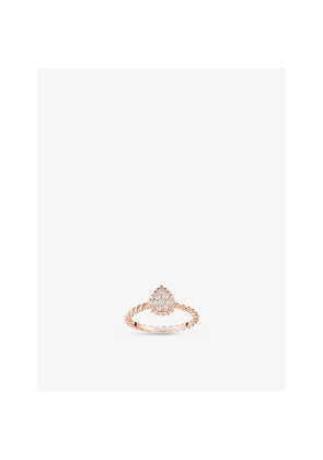 Boucheron Serpent Bohème 18ct Rose Gold and 0.32ct Diamond Ring