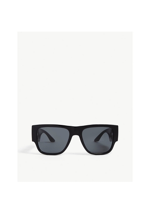 Womens Versace Ve4403 57 Round-Frame Acetate Sunglasses