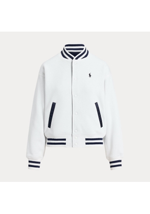 Reversible Fleece Baseball Jacket