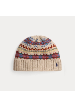 Fair Isle Wool-Blend Beanie