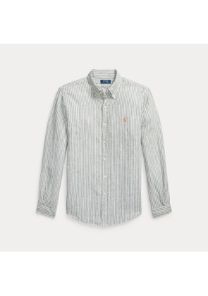 Custom Fit Striped Linen Shirt