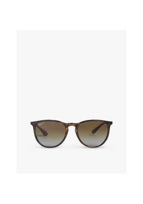 Womens Ray-Ban Rb4171 Tortoise Shell Aviator Sunglasses