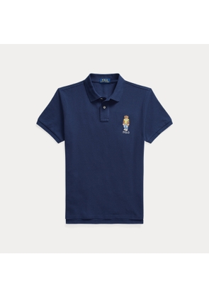 Custom Slim Polo Bear Mesh Polo Shirt
