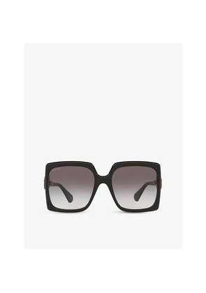 Womens Gucci Gg0876S Square-Frame Glass and Acetate Sunglasses