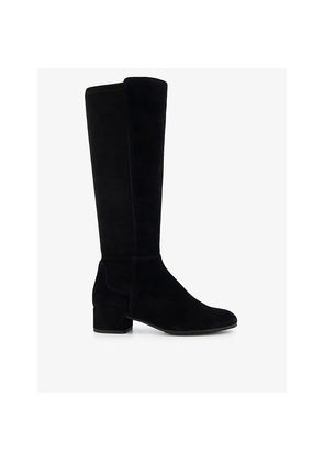Womens Dune Tayla Knee-High Suede Boots
