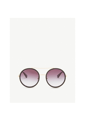 Womens Gucci Gg0061S Round-Frame Sunglasses