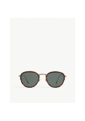 Womens Giorgio Armani Ar6068 Round-Frame Sunglasses