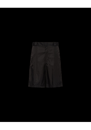 Re-Nylon gabardine Bermudas