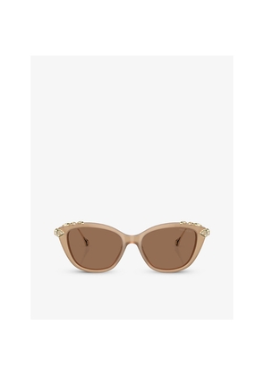 Womens Swarovski Sk6010 Cat-Eye Acetate Sunglasses