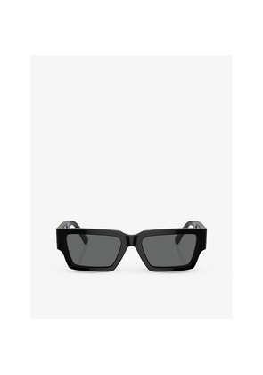 Versace Ve4459 Rectangular-Frame Acetate Sunglasses