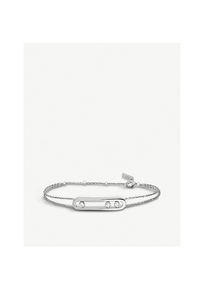 Messika Move Classique 18ct Gold and 0.25ct Brilliant-Cut Diamond Bracelet