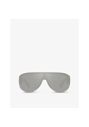 Womens Versace Ve4391 Round-Frame Acetate Sunglasses