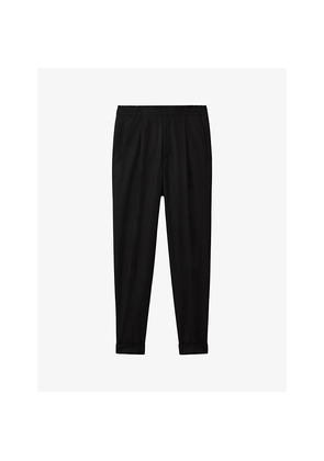 Mens Reiss Brighton Relaxed-Fit Tapered Woven Trousers