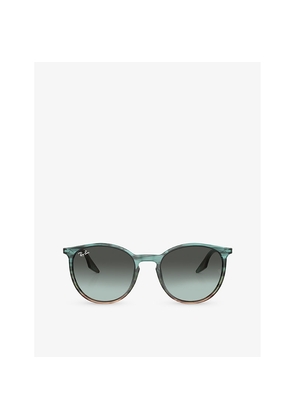 Mens Ray-Ban Rb2204 Phantos-Frame Crystal Sunglasses