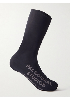 PAS NORMAL STUDIOS - Light Logo-Print Stretch-Jersey Overshoes - Men - Black - S