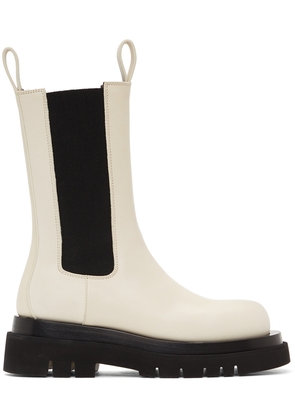 Bottega Veneta Off-White Lug Boots