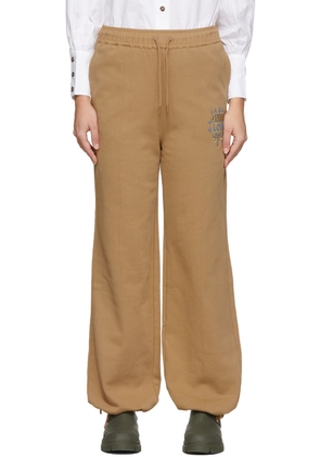 GANNI Tan Isoli Lounge Pants