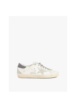 Mens Golden Goose Superstar Spur Star-Patch Leather Trainers