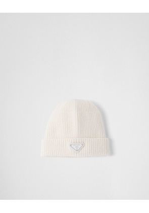 Wool and cashmere beanie