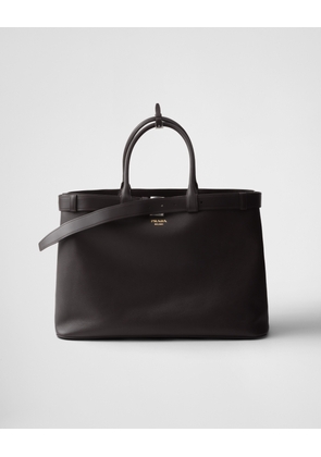 Prada Buckle leather bag with belt