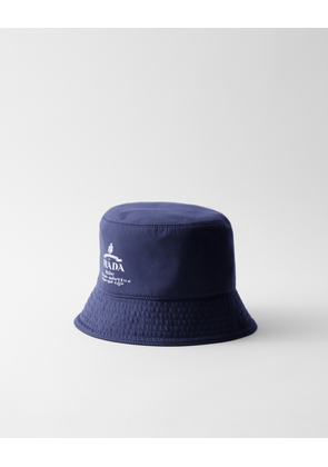 Reversible technical cotton bucket hat