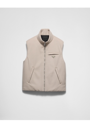 Cashmere down vest