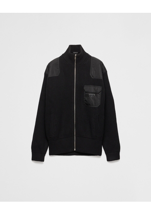 Wool and cashmere cardigan