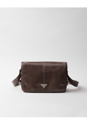 Leather shoulder bag