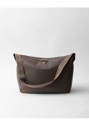 Large leather shoulder bag