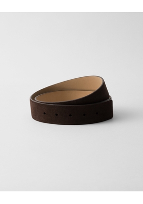 Suede belt strap