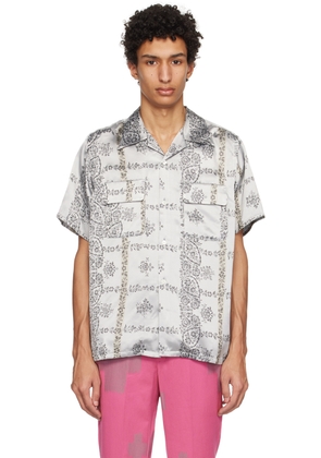 NEEDLES Gray Button Shirt