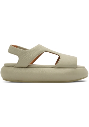 Marsèll SSENSE Exclusive Green Ciambellona Sandals