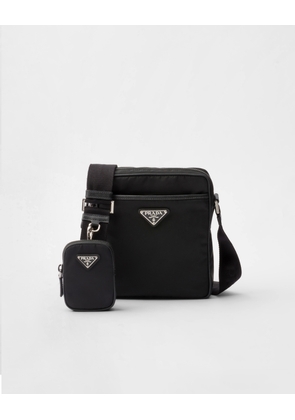 Re-Nylon and Saffiano shoulder bag