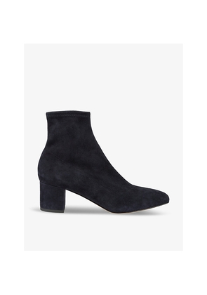 Womens LK Bennett Grove Stretch Heeled Suede Ankle Boots