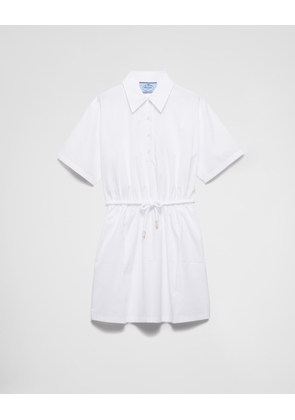 Poplin mini-dress