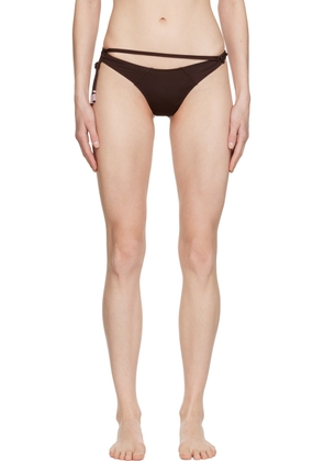 JACQUEMUS Brown 'Le Bas De Maillot Barco' Bikini Bottom